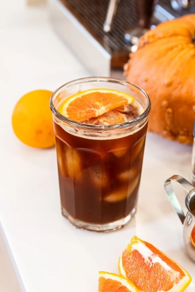 Blood Orange Espresso Tonic