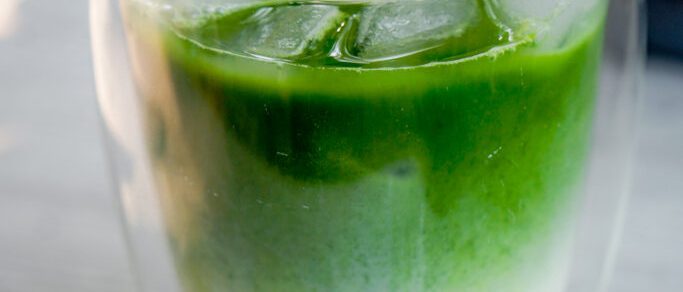 Coconut Horchata Matcha Latte (Image Credit Mochi Mommy)