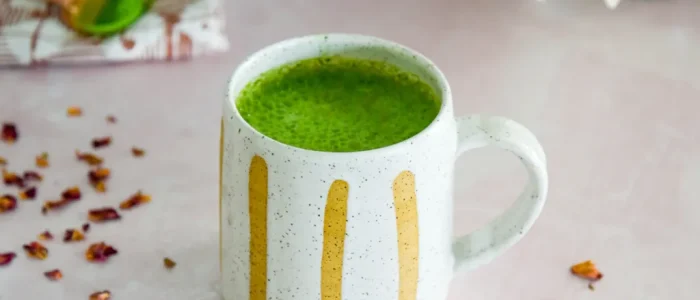 Spirulina Matcha Latte (Image Credit Precious Time Blog)