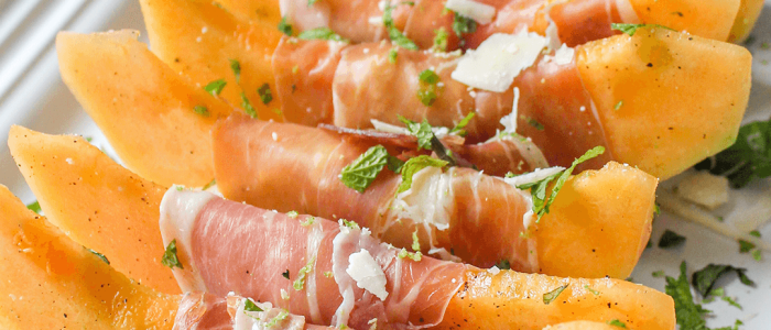 Prosciutto-wrapped melon (Image Credit BProsciutto-wrapped melon (Image Credit Bonabbetit)bbetit)